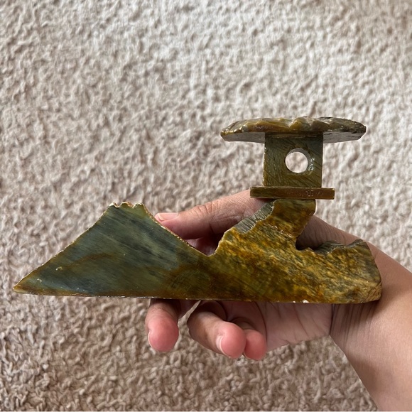 Vintage Japanese Natural Stone Shikoku Spirit Lantern Signed RARE! - Picture 2 of 8